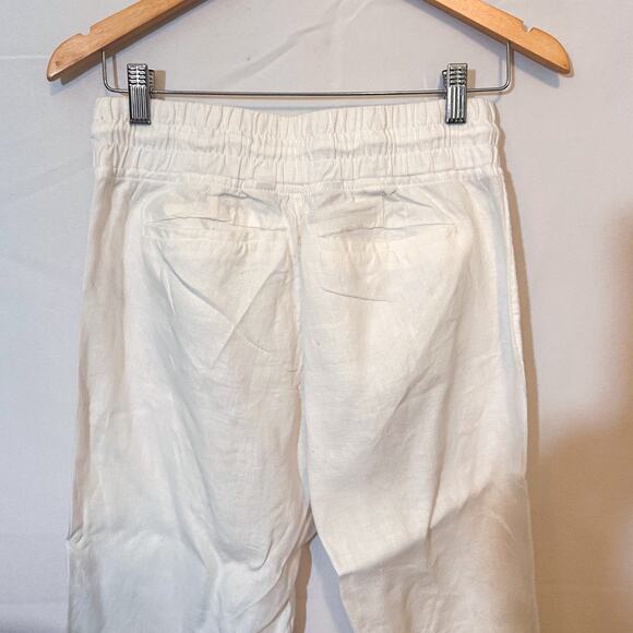 3 FOR $50! 🎁 ATHLETA Cabo Linen Jogger in White Sz. 2 - Picture 8 of 11